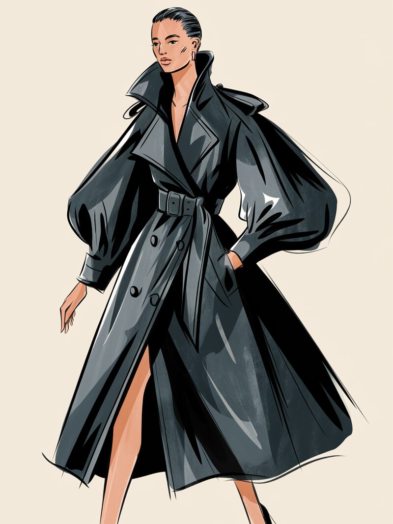 Step 4: Finished illustration with full tonal rendering